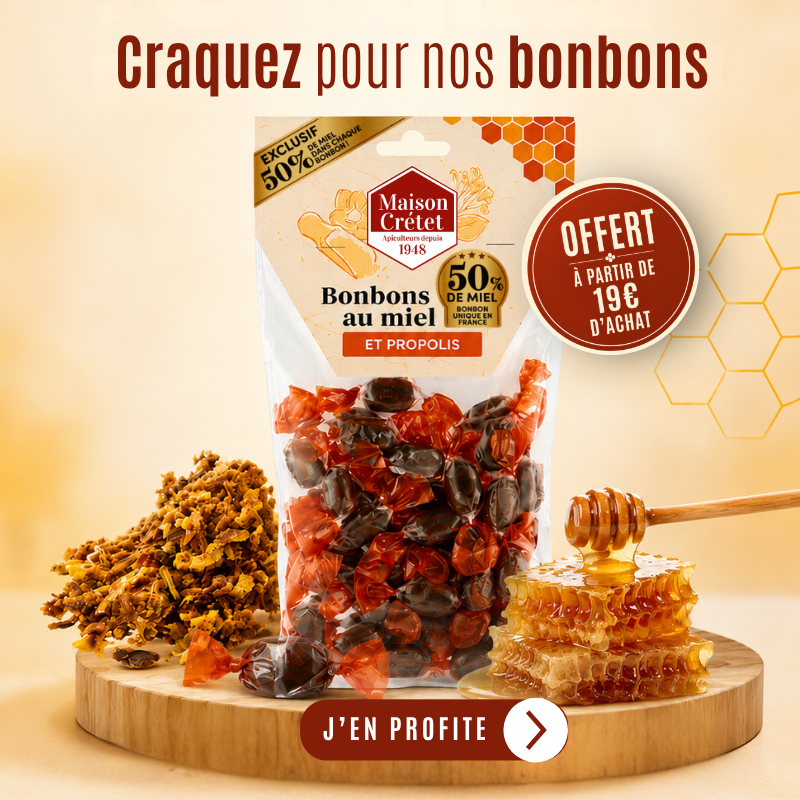 1 paquet miel propolsi offert dès 19€ d'achat 